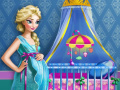 遊戲Pregnant Elsa Baby Room Decor 