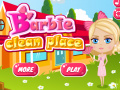 遊戲Barbie Clean Place