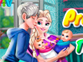遊戲Pregnant Elsa Twins Birth