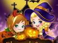 遊戲Elsa And Anna Halloween Story