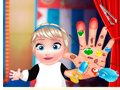 遊戲Baby Elsa Hand Doctor