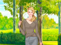 遊戲Helen Dog Walking Dress Up