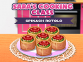 遊戲Sara’s Cooking Class Spinach Rotolo