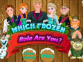 遊戲Which Frozen Role Are You