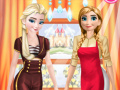 遊戲Elsa And Anna Work Dress Up  
