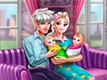 遊戲Ice Queen Twins Family Day