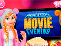 遊戲Princesses Movie Evening