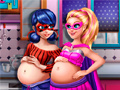遊戲Hero Dolls Pregnant BFFs