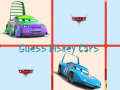 遊戲Guess Disney Cars