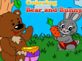 遊戲Coloring Bear and Bunny