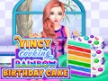 遊戲Vincy Cooking Rainbow Birthday Cake
