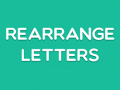 遊戲Rearrange Letters