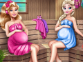 遊戲Cute Mommies Pregnant Sauna