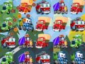 遊戲Cartoon Trucks Match 3 