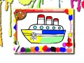遊戲Boats Coloring Book