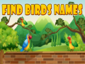 遊戲Find Birds Names