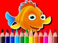 遊戲Back To School: Fish Coloring Book