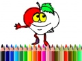 遊戲Back To School: Fruits Coloring