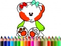 遊戲Back to School: Sweet Bear Coloring