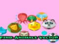 遊戲Find Animals Vector