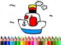 遊戲Back to School: Boat Coloring