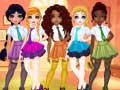 遊戲Princesses BFF Rush To School