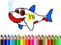 遊戲Back To School: Shark Coloring Book