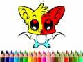 遊戲Cute Bat Coloring Book