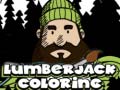 遊戲Lumberjack Coloring  