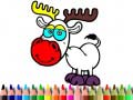 遊戲Back to School: Deer Coloring Book