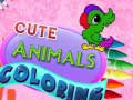 遊戲Cute Animals Coloring