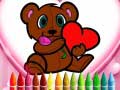 遊戲Animals Valentine Coloring