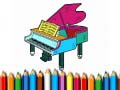 遊戲Back To School: Piano Coloring Book