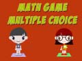 遊戲Math Game Multiple Choice