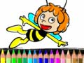 遊戲Back To School Maja the Bee Coloring Book