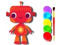 遊戲Back to School: Robot Coloring Book