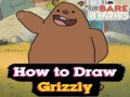 遊戲We Bare Bears How to Draw Grizzly