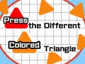 遊戲Press The Different Colored Triangle