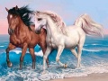 遊戲Animals Jigsaw Puzzle Horses