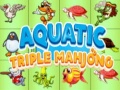 遊戲Aquatic triple mahjong