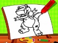 遊戲Easy Kids Coloring Dinosaur