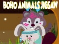 遊戲Boho Animals Jigsaw