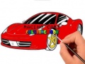 遊戲Racing Cars Coloring book