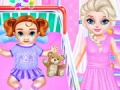 遊戲Little Elsa Caring Day