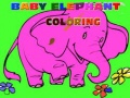 遊戲Baby Elephant Coloring