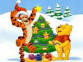 遊戲Winnie the Pooh Christmas Jigsaw Puzzle