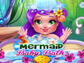 遊戲Mermaid Baby Bath