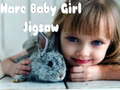遊戲Hare Baby Girl Jigsaw