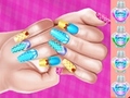 遊戲Elsa Princess Theme Nail Art Diy