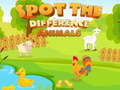 遊戲Spot the Difference Animals